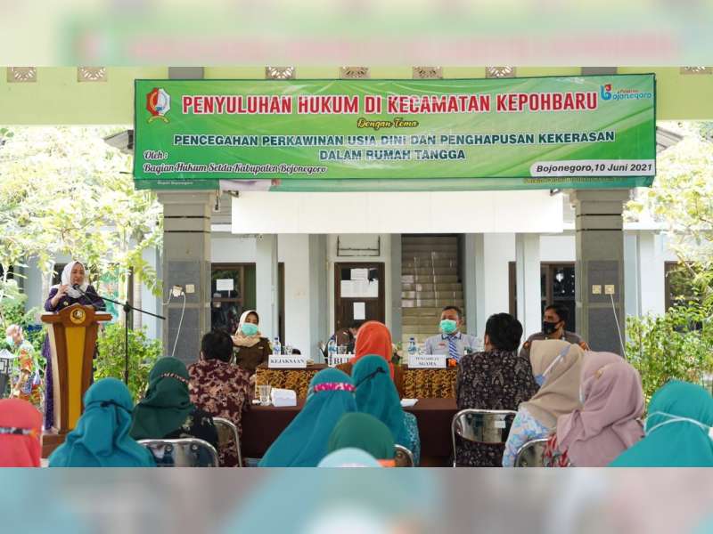 Pemkab Bojonegoro Gelar Penyuluhan Hukum Pencegahan Perkawinan Dini dan KDRT