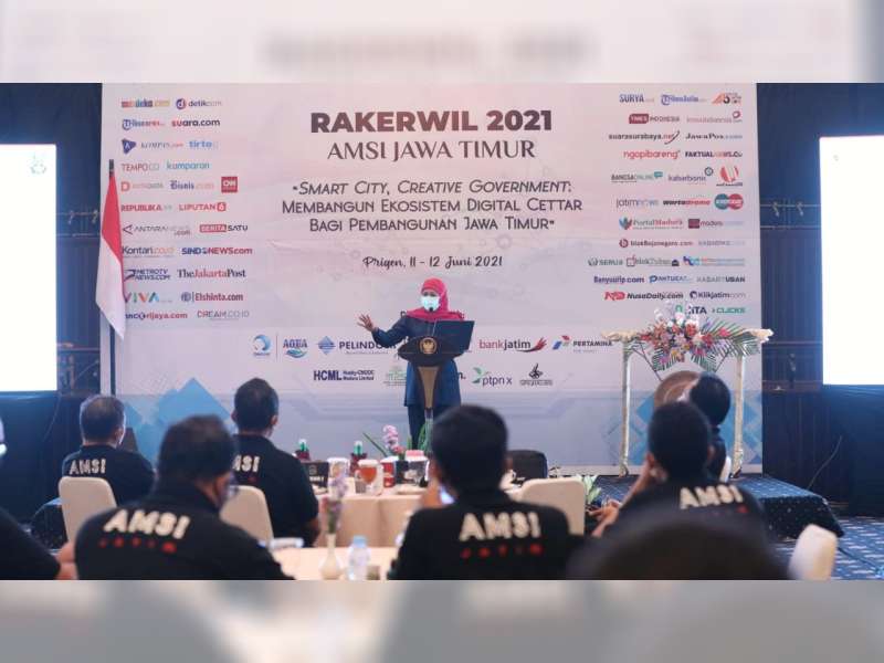 Gubernur Jawa Timur Khofifah Terinspirasi Jack Ma