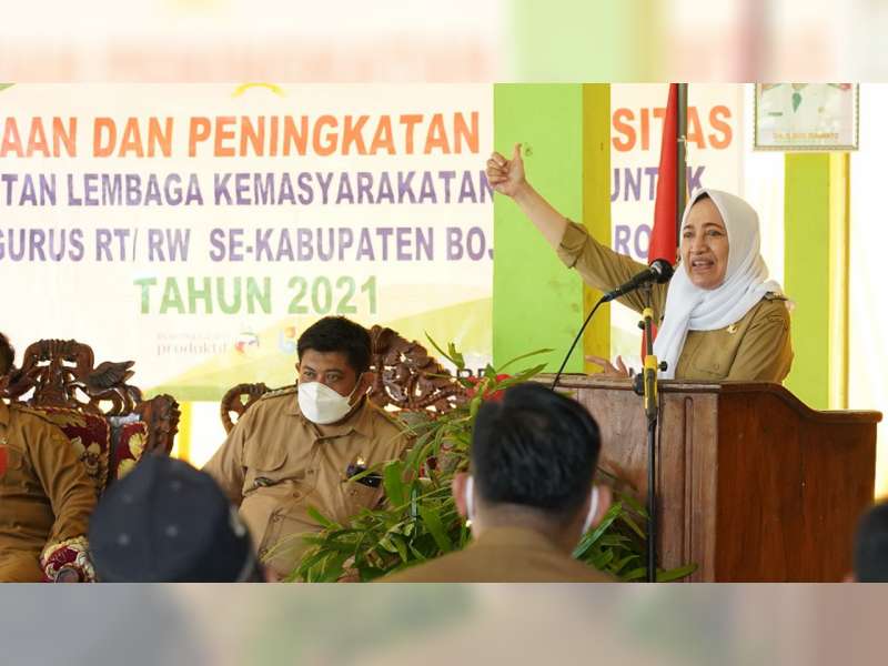 Tingkatkan Partisipasi Masyarakat dalam Pembangunan, Pemkab Bojonegoro Gelar Pembinaan Pengurus RT