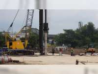 Pembangunan Jembatan Kanor-Rengel, Penghubung Bojonegoro-Tuban, Masuk Tahap Pemancangan