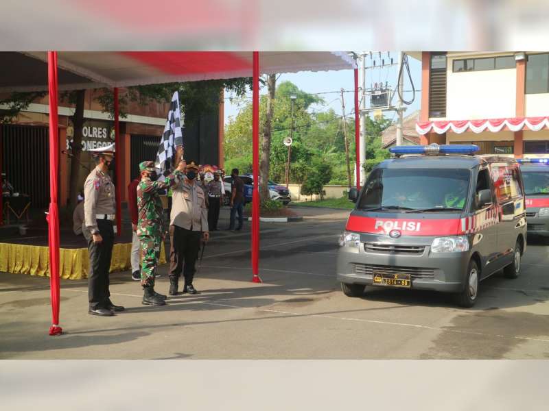 Percepat Vaksinasi Corona, Polres Bojonegoro Luncurkan Mobil Vaksin, Sasar Warga Pedesaan