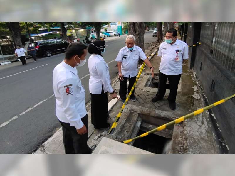 Pemkab Harap Pembangunan Drainase dan Trotoar di Kota Bojonegoro Selesai Sesuai Target