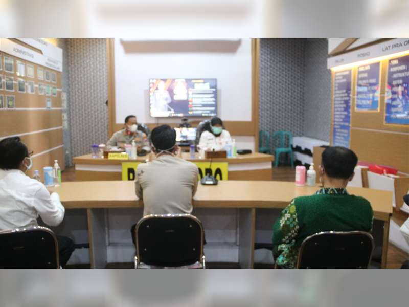 Antisipasi Lonjakan COVID-19, Polres Bojonegoro Gelar Rakor dengan Dinkes dan Rumah Sakit