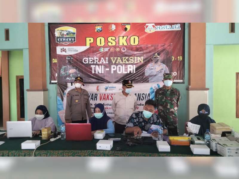 Forpimca Gayam, Bojonegoro, Gelar Vaksinasi Corona Massal di Desa Beged