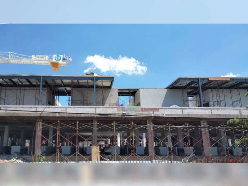 Progres Pembangunan Pasar Banjarejo 2, Bojonegoro Kota, Capai 40 Persen