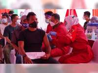 Vaksinasi Corona Massal Bakti untuk Negeri di Bojonegoro Sasar 22.590 Orang