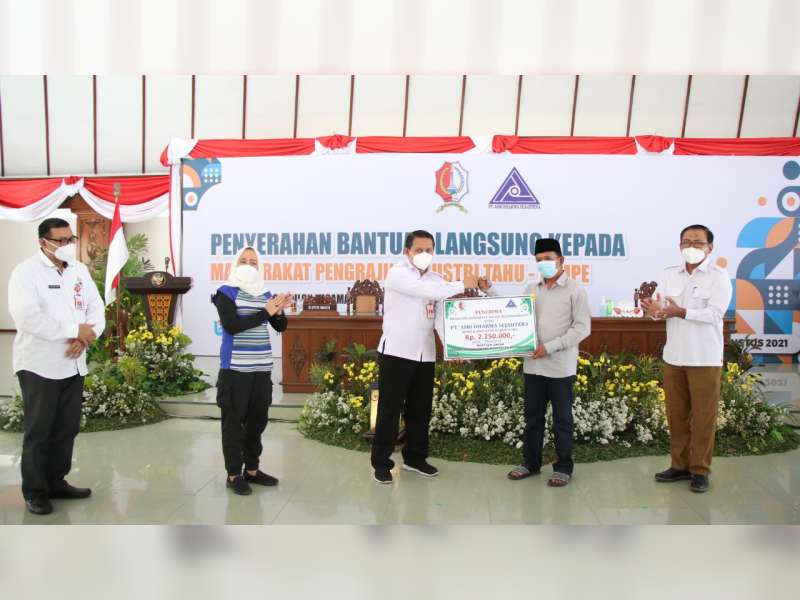 Pemkab Bojonegoro Gelontorkan Bantuan untuk Produsen Tahu dan Tempe