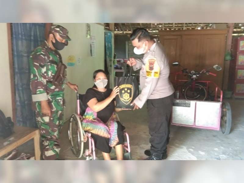 Polres Blora Salurkan Bantuan Sosial dari Kabareskrim Polri