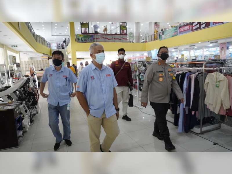 Bojonegoro Masuk PPKM Level 2, Kapolres Cek Aktivitas Supermarket