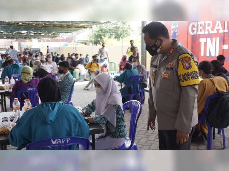 Polres Bojonegoro Genjot Vaksinasi COVID-19