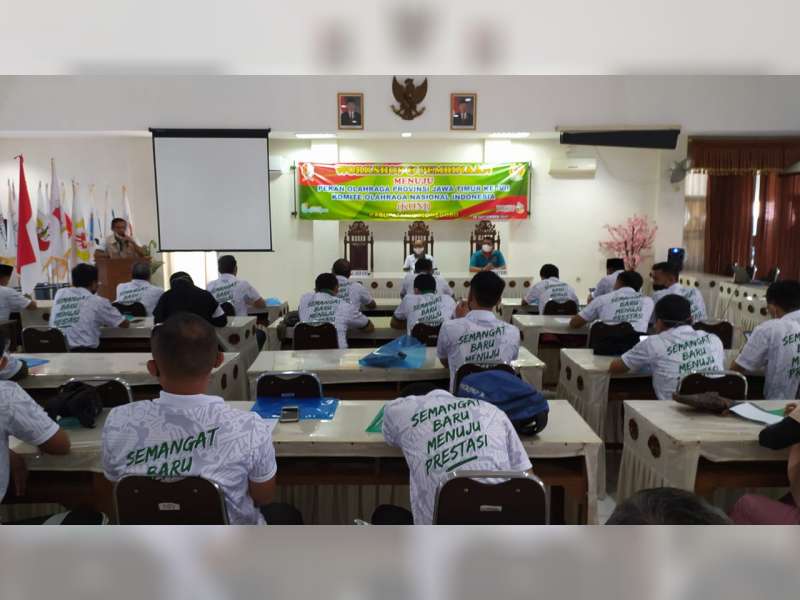Jelang Porprov 2022, KONI Bojonegoro Gelar Workshop Bersama Pengurus Cabang Olahraga