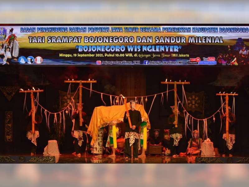 Tampil di TMII, Sandur Milenial Bojonegoro Pentaskan 'Bojonegoro Wis Nglenyer'