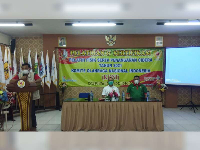 KONI Bojonegoro Gelar Sertifikasi Pelatih Fisik dan Penanganan Cedera Atlet