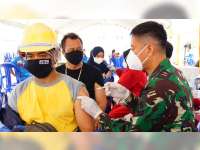Pertamina EP Cepu bersama TNI Gelar Serbuan Vaksinasi di Proyek Gas Jambaran-Tiung Biru