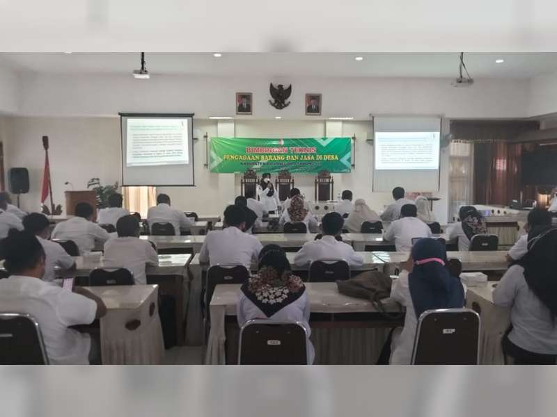 Pemkab Bojonegoro Gelar Bimbingan Teknis Terkait Pengadaan Barang dan Jasa di Desa