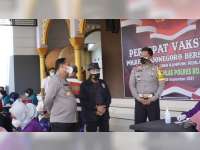 Percepat Vaksinasi, Polres Bojonegoro Gandeng Komunitas Perguruan Silat