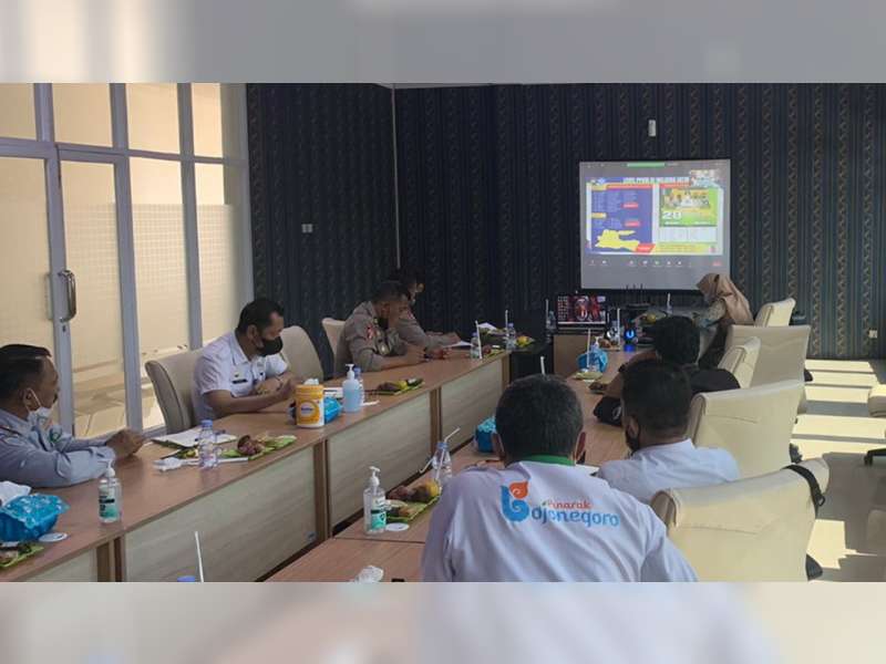 Polres Bojonegoro Gelar Rapat Analisa dan Evaluasi Terkait Implementasi PPKM