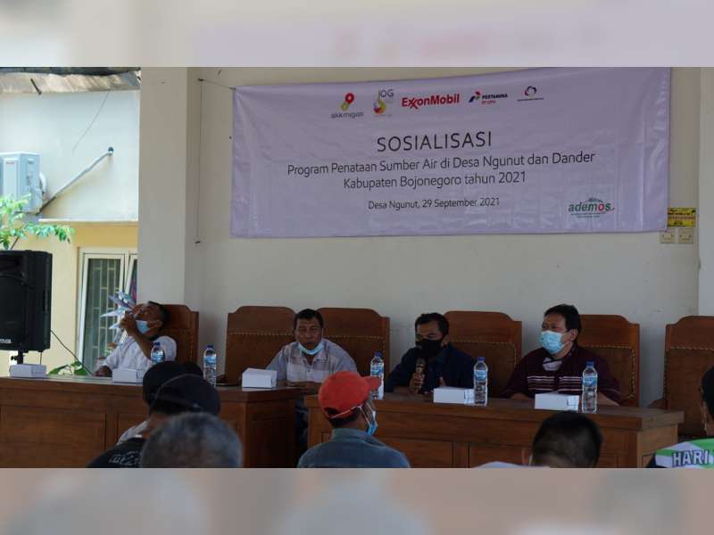 EMCL Sosialisaikan Program Penataan Sumber Air di Dander, Bojonegoro