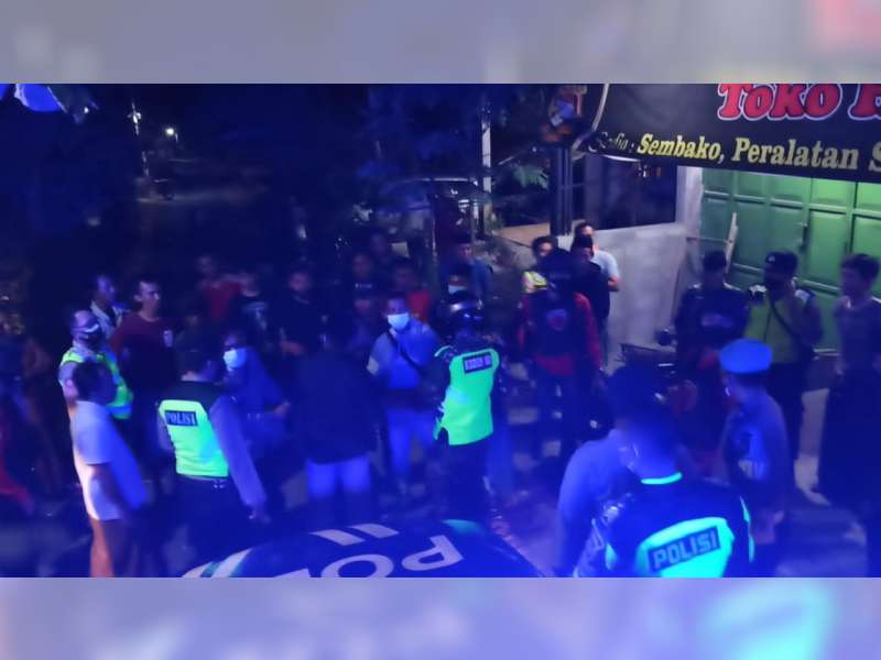 Antisipasi Penyebaran COVID-19, Polisi Bojonegoro Gelar Patroli Skala Besar