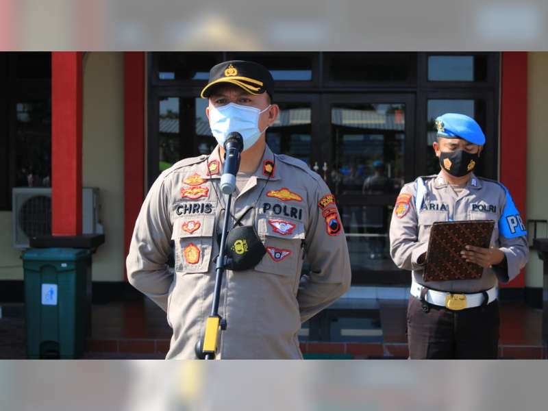 Anggota Polres Blora Diimbau Disiplin dalam Berdinas dan Patuhi Prokes COVID-19