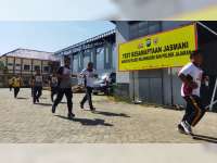 Pantau Kondisi Fisik Anggota, Polres Bojonegoro Gelar Tes Kesamaptaan Jasmani