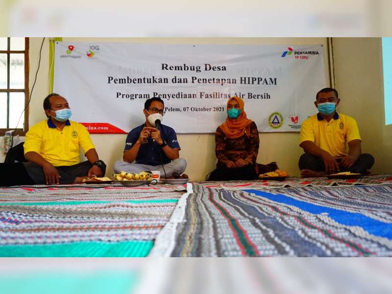 Bantu Atasi Kesulitan Warga di Bojonegoro, PEPC J-TB Berikan Program Penyediaan Fasilitas Air Bersih