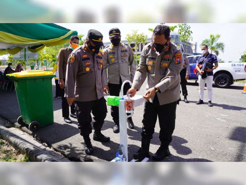 Pastikan Protokol Kesehatan, Kapolres Bojonegoro Tinjau Pelaksanaan Tes CPNS