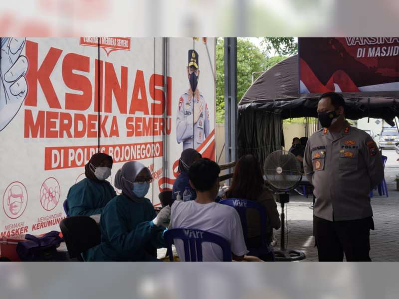Gencarkan Vaksinasi COVID-19, Polres Bojonegoro Siapkan 8.000 Dosis Vaksin