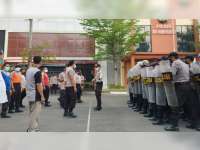 Antisipasi Gangguan Kamtibmas, Polisi Bojonegoro Gelar Latihan Dalmas