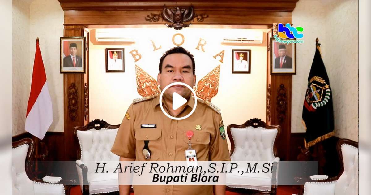 Bupati Blora Sampaikan Ucapan Selamat Hari Jadi Ke-344 Kabupaten ...