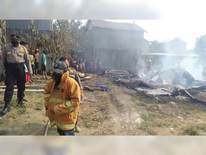 Gudang Pengeringan Tembakau di Kedungadem, Bojonegoro, Ludes Terbakar
