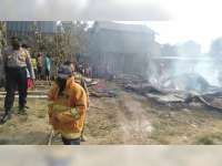 Gudang Pengeringan Tembakau di Kedungadem, Bojonegoro, Ludes Terbakar