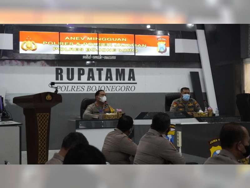 Kapolres Bojonegoro Harap Anggotanya Tidak Langgar Disiplin Maupun Tindak Pidana