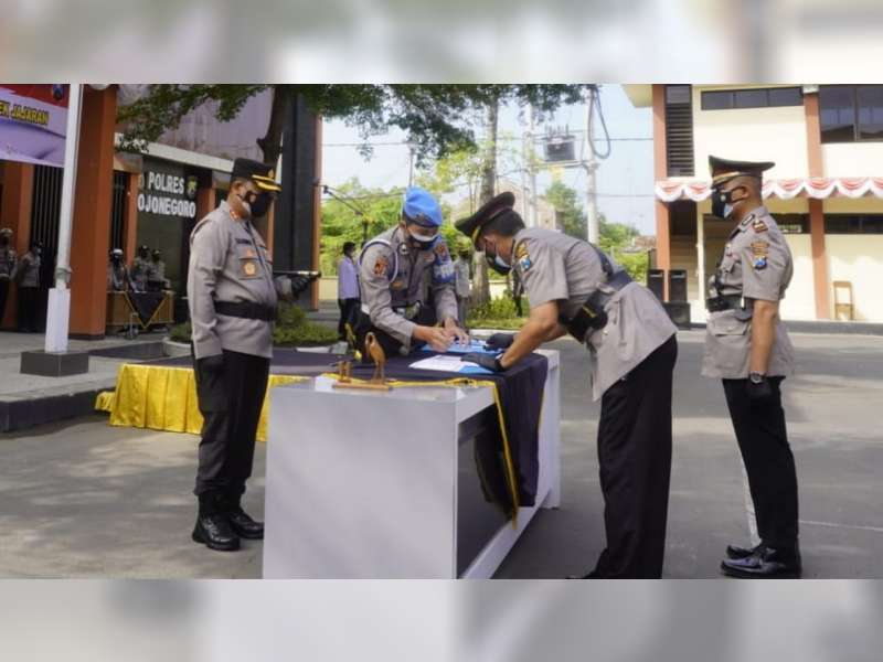 Rotasi Jabatan, 2 Pejabat Utama dan 7 Kapolsek Jajaran Polres Bojonegoro Resmi Diganti