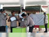 Proses Pemungutan Suara Pilkades PAW Desa Wotan, Sumberrejo, Bojonegoro, Berjalan Aman