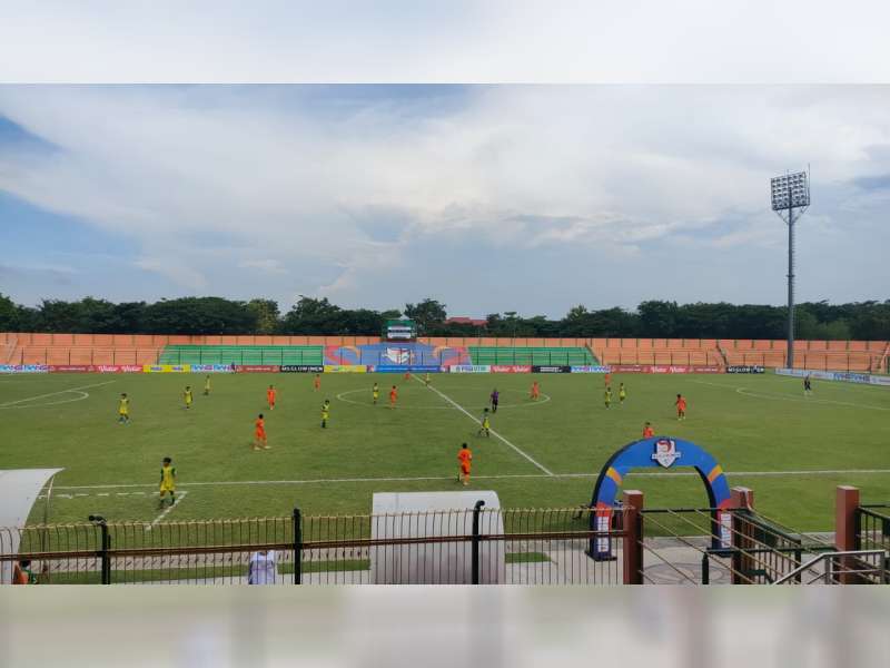 Laga Perdana Grup G Liga 3 PSSI Jatim, Persibo Bojonegoro Libas Persegres Putra 7-0