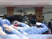 Dandim Pimpin Upacara Peringatan Hari Pahlawan Digelar di Pendopo Pemkab Bojonegoro