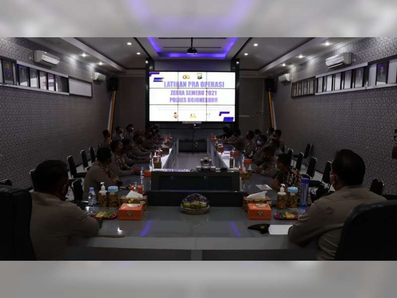 Jelang Operasi Zebra Semeru 2021, Kapolres Bojonegoro Harap Masyarakat Tertib Berlalu Lintas
