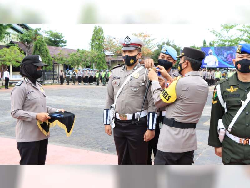 Jelang Akhir Tahun, Polres Tuban Laksanakan Apel Gelar Pasukan Operasi Zebra 2021