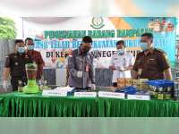 Kejaksaan Negeri Tuban Musnahkan Barang Bukti Kasus yang Sudah Berkekuatan Hukum Tetap