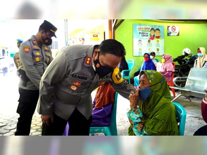Kapolres Bojonegoro: Lansia Jadi Prioritas Utama dalam Percepatan Vaksinasi