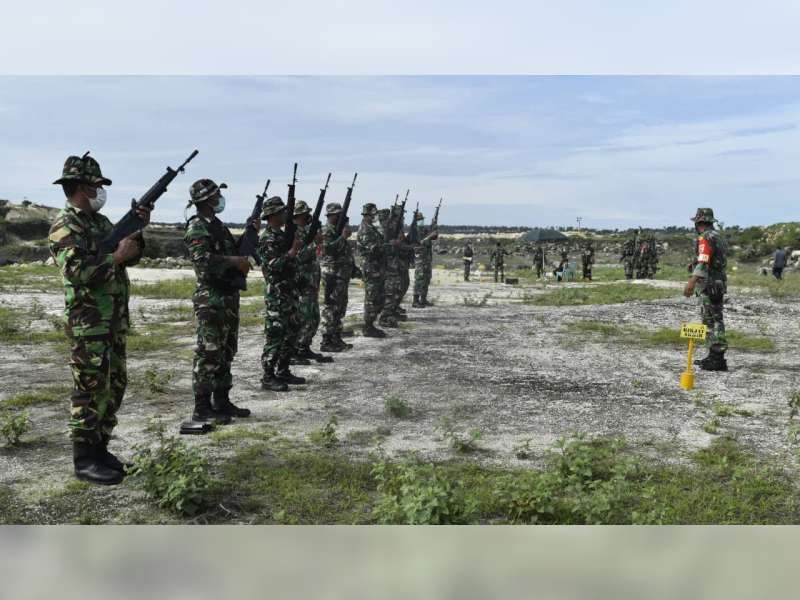 Agar Naluri Tempur Tetap Terjaga, Kodim Tuban Gelar Latihan Menembak