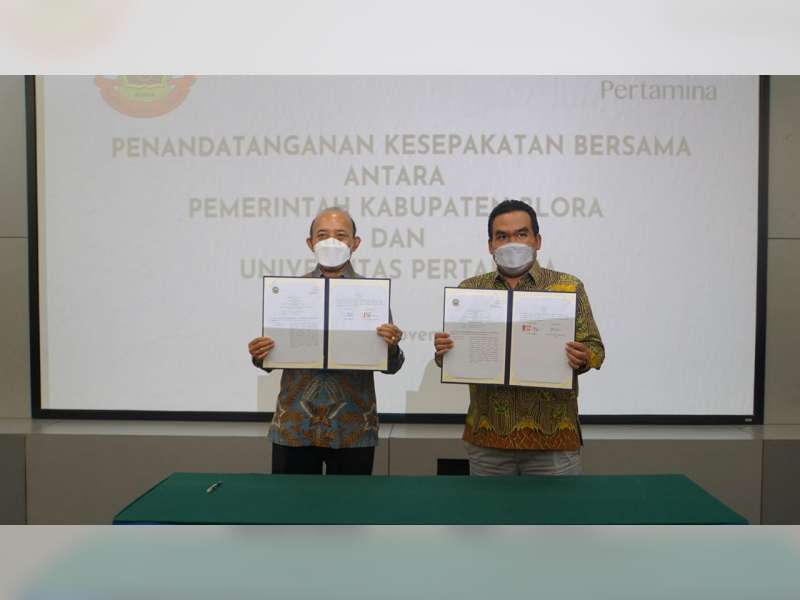 Tanda Tangani MoU dengan Universitas Pertamina, Bupati Harap Dukungan 'Sesarengan Mbangun Blora'