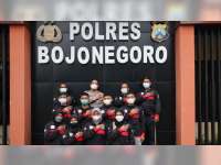Polres Bojonegoro Kirim 8 Pesilat dalam Kejuaraan Pencak Silat Remaja Kapolda Jatim Cup 2021