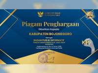 Kabupaten Bojonegoro Raih Penghargaan Kategori Tertinggi Keterbukaan Informasi Publik Jatim