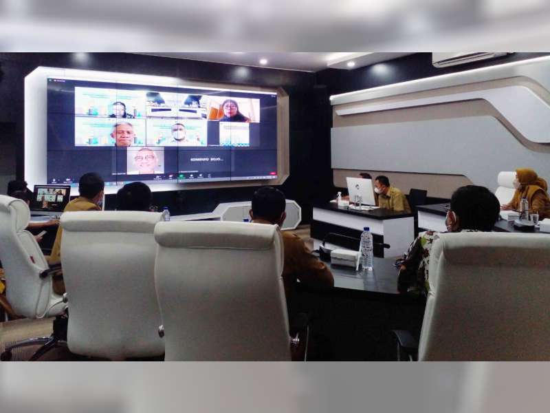 Pemkab Bojonegoro Ikuti Penilaian Evaluasi Program Gerakan Menuju Smart City 2021