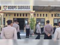 Kapolres Bojonegoro AKBP EG Pandia Cek Personel Sat Sabhara