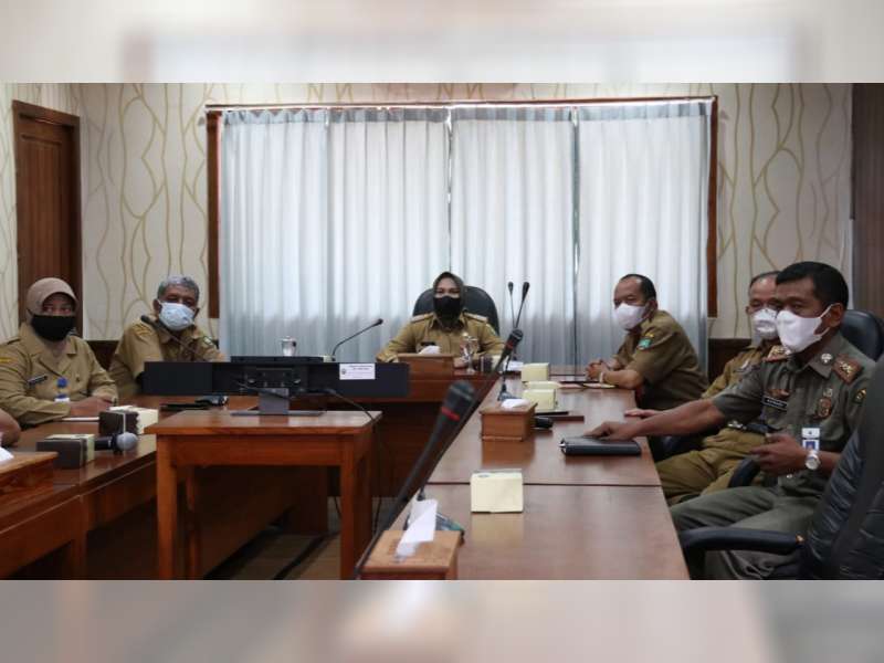 Rakor Penanganan COVID-19, Wakil Bupati Blora Ingatkan Capaian Target Vaksinasi