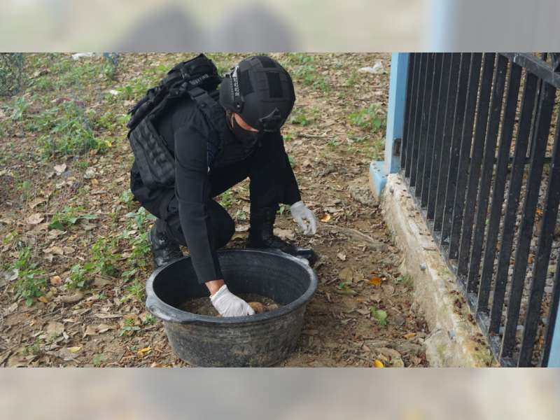 Unit Penjinak Bom Polda Jateng Berhasil Musnahkan 2 Mortir yang Ditemukan di Todanan, Blora