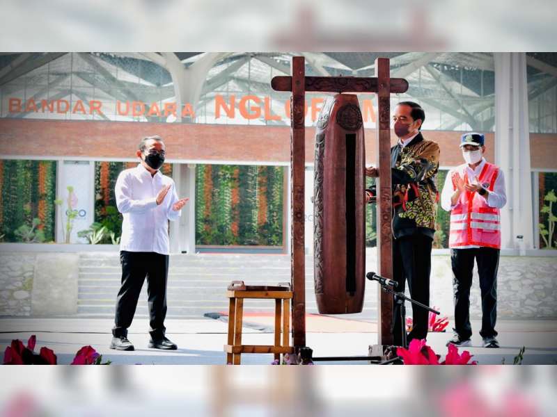 Presiden Joko Widodo Resmikan Bandara Ngloram di Blora